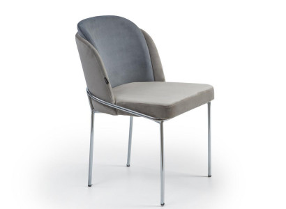 Designer Chair Luxury Gray Chairs new Furniture Dining room Upholstery Furnishings